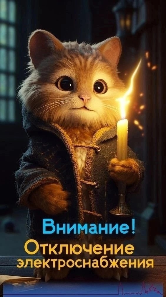 Отключение электроэнергии.