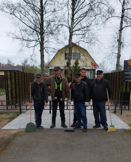 Уборка воинского захоронения в д. Нагово. Уборка воинского захоронения в д. Нагово.